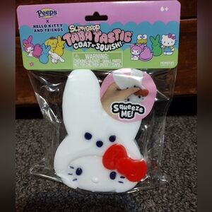 Hello Kitty White Squishy with Red Bow Figure